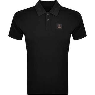 Luke 1977 Laos Patch Polo T Shirt Black