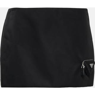 Prada Low-rise nylon miniskirt - black - XS