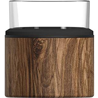 Asobu whisky glas med isoleret rustfrit st?l ?rme 10,5 ounces (naturligt tr?)