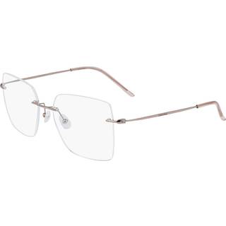 Calvin Klein Unisex CK22125TC 272 Optiske stel Titanium Nøgen Firkantet Normal Fotokromatisk