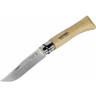 N°10 rustfri stålkniv, med proptrækker, 10 cm - Opinel