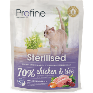 Profine Steriliseret Kylling Og Ris Til Katte - 300 g