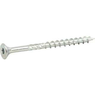 ESSVE 146128 Træskrue 6 mm Ø, FZB, C1 80 mm, stk. 200