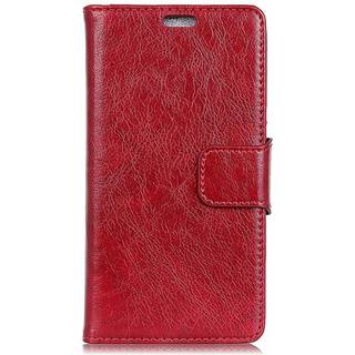 Samsung Galaxy S10e Klassisk Læder Cover m. Pung Rød