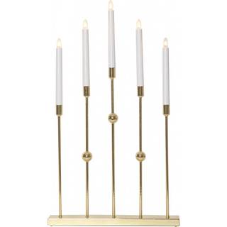Lysestage Gustavo højde 64 cm - Messing