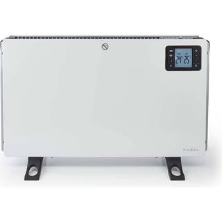 Nedis - SmartLife Elradiator | Wi-Fi | 2000 W | 3 Varmeindstillinger | LCD | 5 - 37 °C | Justerbar termostat | Hvid - HTCO50WTW