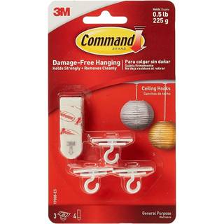 Udgår: 3M Command, loftskroge, 3 stk.
