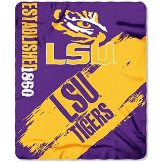 Northwest Company NCAA LSU Tigers Fleece Throw Tæppe 50 """" X 60 """" Malet