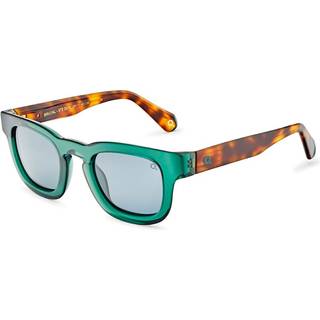 Etnia Barcelona Brutal No.02 Sun Polarized GR 48 Solbriller Mænd Grøn - Transparent Green - 48mm