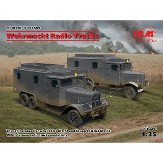 Wehrmacht Radio Trucks(Henschel 33D1 Kfz.72, Krupp L3H163 Kfz.72)