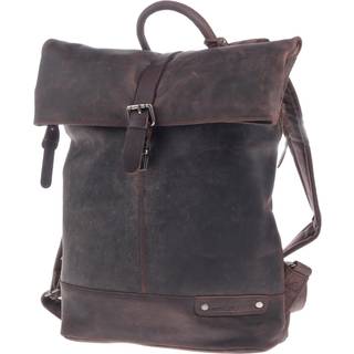 Rucksack Leder 37x40cm Vintage Revival 1945-22 | Greenburry.de