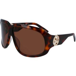 LONGCHAMP Kvinde LO736S 230 Solbriller Acetat Havana Brun Wraparound Normal