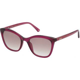 Nina Ricci SNR326 0AFD 54 Solbriller Kvinder Purple - Transparent Wine Purple - 54mm