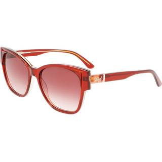 Karl Lagerfeld Kvinde KL6069S 805 Solbriller Plast Orange Rød Sommerfugl Skygge