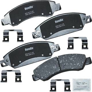 Bendix Priority1 CFC1092 Keramiske frontbremseklodser til udvalgte modeller Cadillac Escalade Escalade ESV Ext Chevrolet Avalanche Silverado 1500