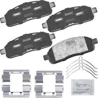Bendix Priority1 CFM1083 Semi-Metallic Front Brake Pads til Ford F-150 2009-2004 Lobo 2005-2004 Lincoln Mark LT 2008-2006