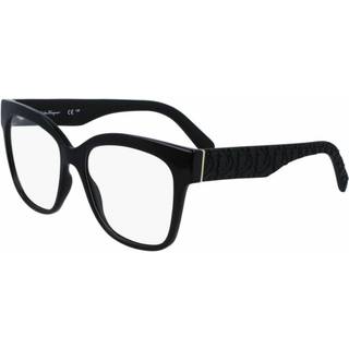 Ferragamo Kvinde SF2956E 001 Optiske stel Bio-injekt Sort Firkantet
