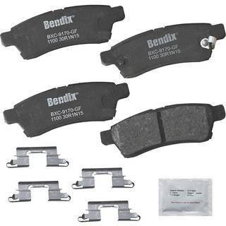 Bendix Priority1 CFC1100 Keramiske bagbremseklodser til Nissan Frontier 2024-2005 XTERRA 2015-2005 Suzuki ækvator 2012-2009