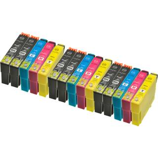 Kompatible blækpatroner Epson 27 XL - C13T27114012, 4 stk. rabatpakke 80 ml