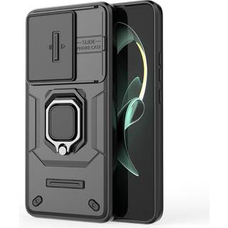 Xiaomi 13T / 13T Pro Håndværker Bagside Cover m. Magnetisk Kickstand & Cam Slider - Sort