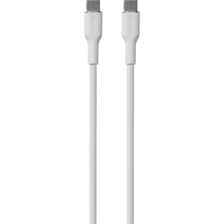 USB-C til USB-C Kabel - PURO Soft 1.5m - Hvid