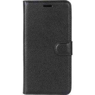 Huawei P30 Lite Læder Flip Cover m. Pung - Sort