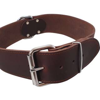 Halsbånd TABIL ekstra bredt - Brown - XL - XXL