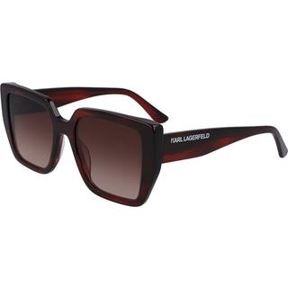 Karl Lagerfeld Kvinde KL6036S 049 Solbriller Acetat Bordeaux Brun Firkantet Normal Fotokromatisk