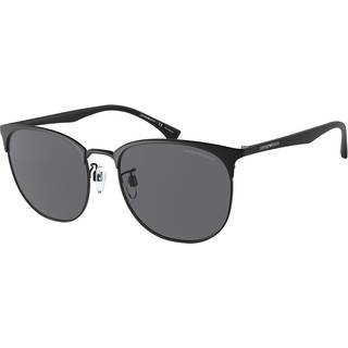 Emporio Armani EA2122D Asian Fit Polarized 300181 56 Solbriller Mænd Black - Matte Black - 56mm