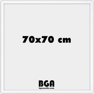 Ramme Amanda Box Hvid 70x70 cm