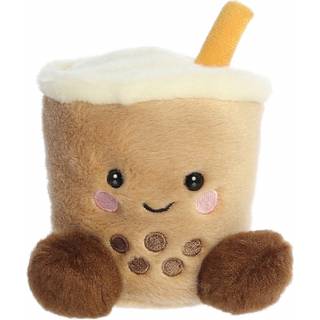 Palm Pals: Bubble Tea plysdyr - brun, 13 cm