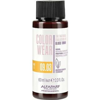 Alfaparf Milano Color Wear Gloss Toner 09.03 Soft Very Light Slightly Golden Blonde- 60 ml
