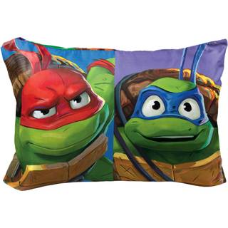 Jay Franco Nickelodeon Teenage Mutant Ninja Turtles Good Fight 1 Pack Reversible Pillowcase - Dobbeltsidet Pillow Cover Kids Super Soft Bedding
