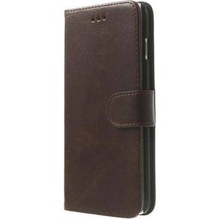 iPhone 6 Plus / 6S Plus Pung Læder Taske - Kaffe