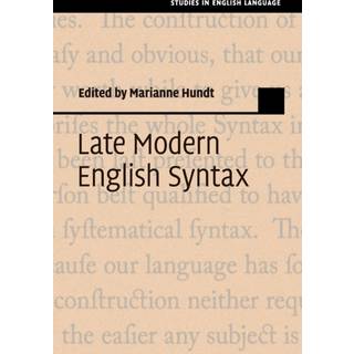 Late Modern English Syntax