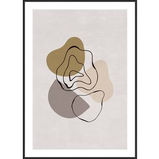 Plakat - Shapes And Lines I Plakat - Str:50 x 70 Cm - Incado