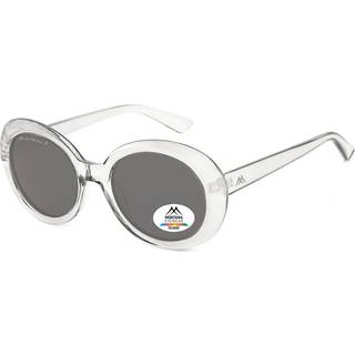 Montana Briller MP70 Polarized MP70B 54 Solbriller Mænd Krystalklar - Transparent Grey - 54mm