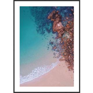 Plakat - Pastel Beach Ii Plakat - Str:50 x 70 Cm - Incado