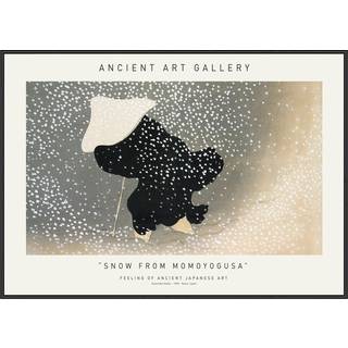 Plakat - Snow From Momoyogusa - Ancient Art Plakat - Str:50 x 70 Cm - Incado
