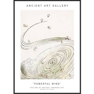 Plakat - Powerful Wind - Ancient Art Plakat - Str:50 x 70 Cm - Incado