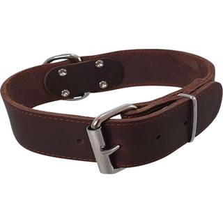 Halsbånd TABIL ekstra bredt - Brown - L - XL