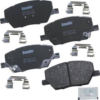 Bendix Priority1 CFC1811 Keramiske frontbremseklodser til Fiat 500x 2021-2016 Jeep Compass 2022-2017 Renegade 2021-2015