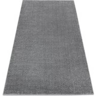 Tæppe SOFT 2485 Enkelt, enfarvet grå 80x150 cm