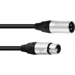 PSSO DMX Cable XLR 3-pin 1.5m bk Neutrik TILBUD løftdenløsem kabel løft løse den