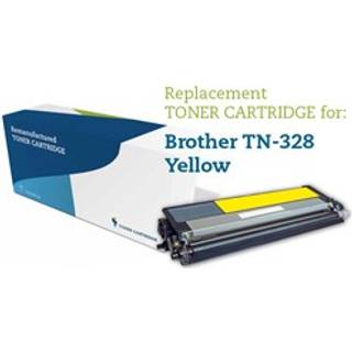 Gul lasertoner - Brother TN-328Y - 6.000 sider