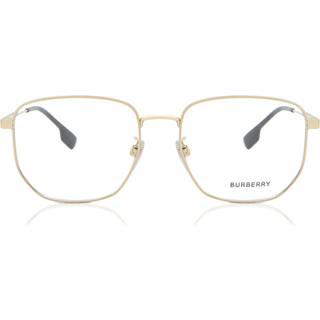 Burberry Mand BE1352D 1017 Optiske stel Stål Guld Transparent Geometrisk Normal