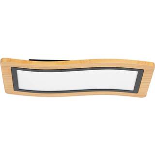 Lucande loftlampe Joren, 46 cm lang, træ, 3.000 K