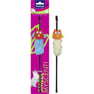 Kattelegetøj m. pind og plys (På lager i butik)