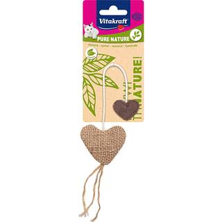 Kattelegetøj hjerte (På lager i butik)