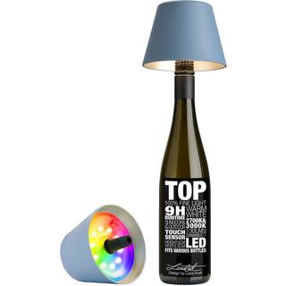 Sompex Flaschenleuchte TOP 2.0 Blau LED RGBW mit Akku